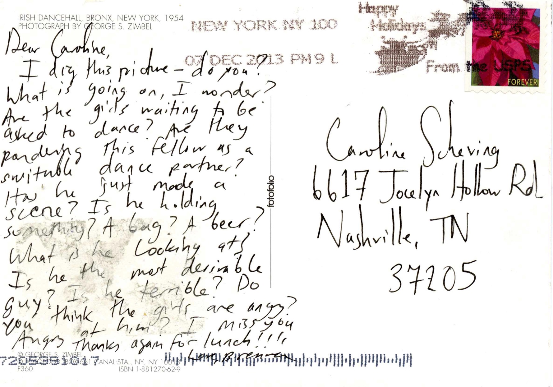 Irish Dancehall, Bronx, New York, 1954