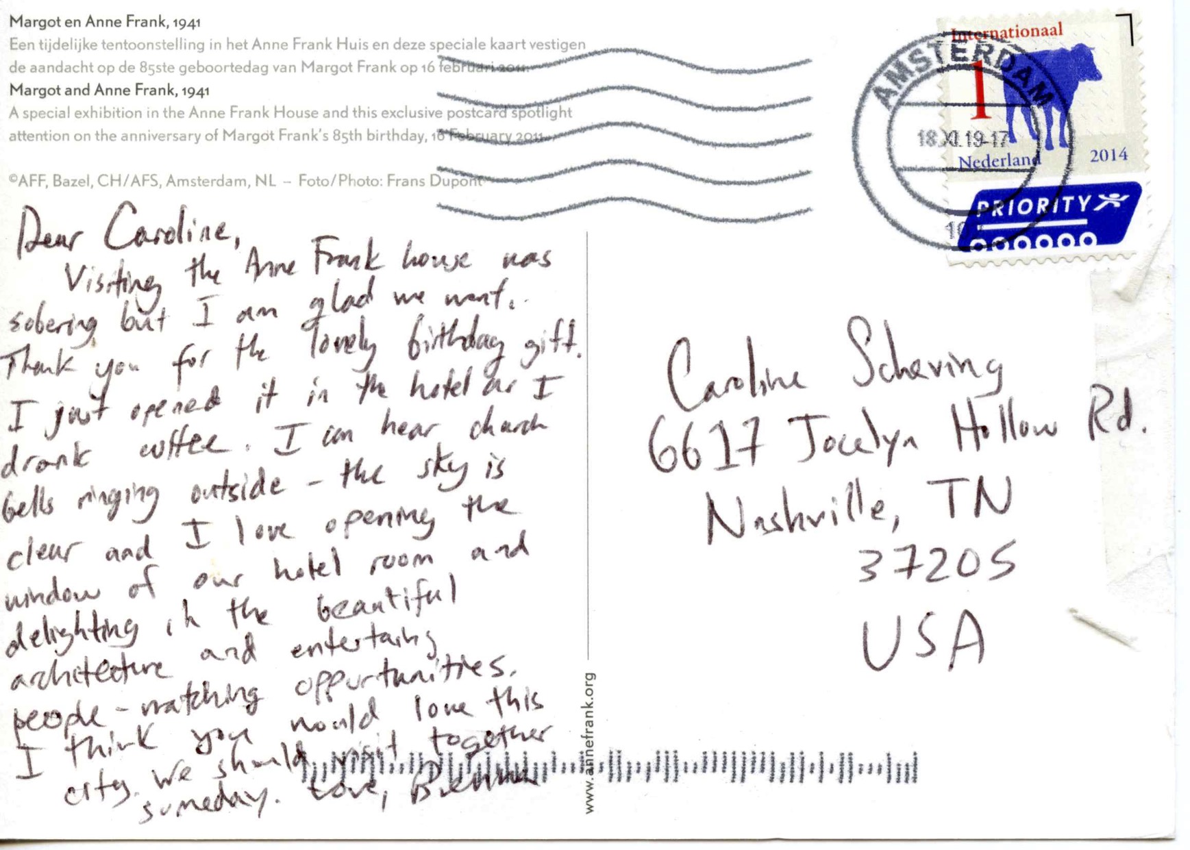 Margot and Anne Frank, 1941