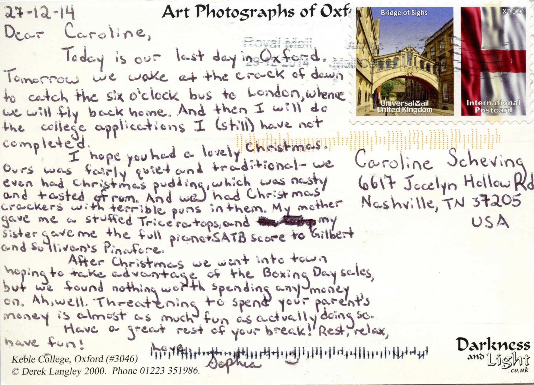 Keble College, Oxford