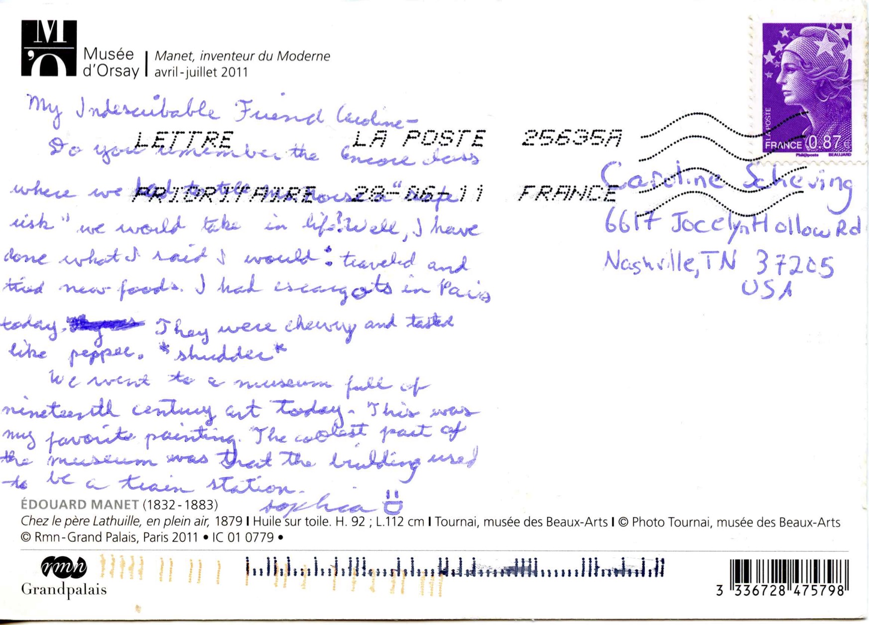 Chez le Père Lathuille, En Plein Air