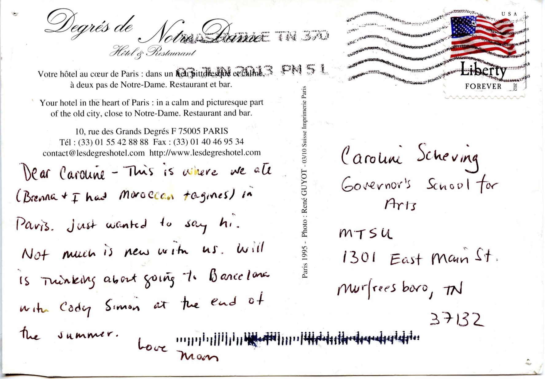 Degrés de Notre Dame